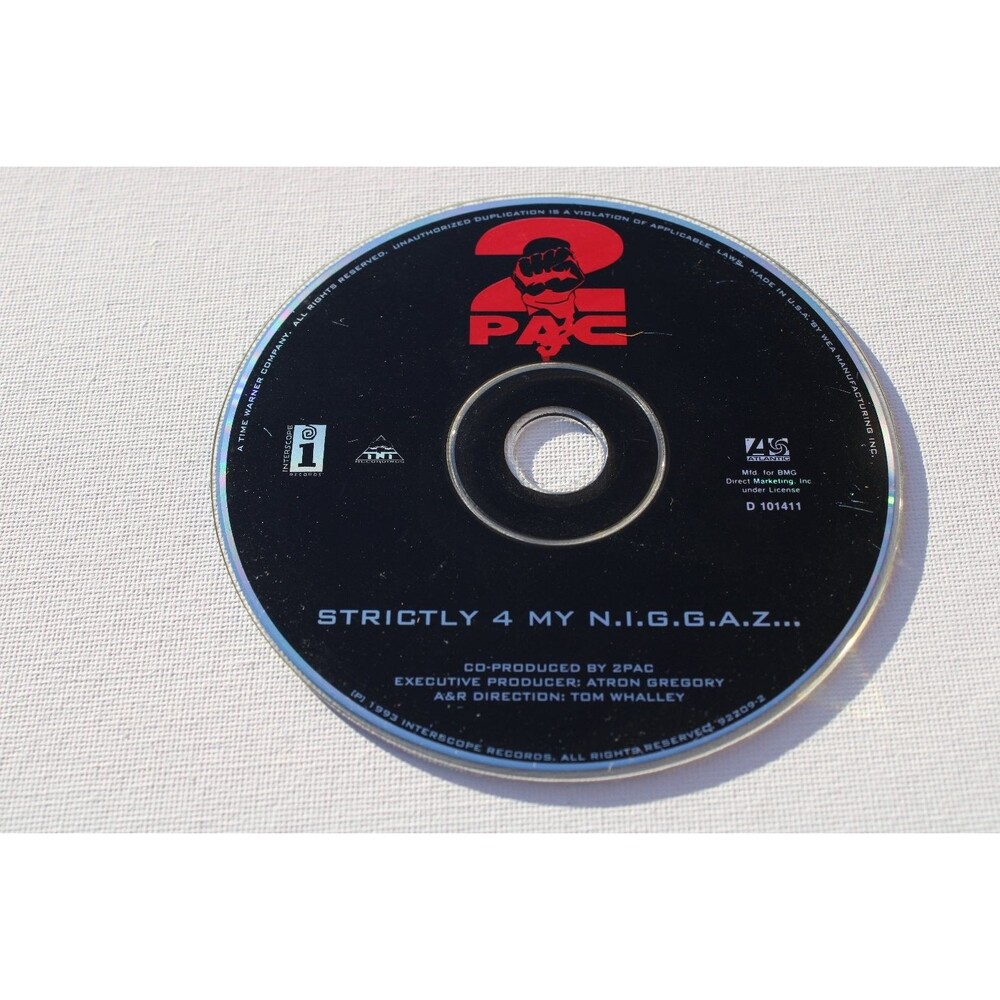 2PAC – Strictly 4 My N.I.G.G.A.Z... CD 1993 BMG Club Edition Hip Hop Interscope